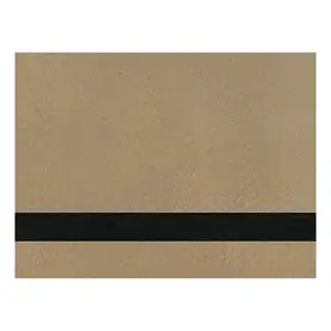 12" x 24" Light Brown laserable blanks leather Laserd color Black