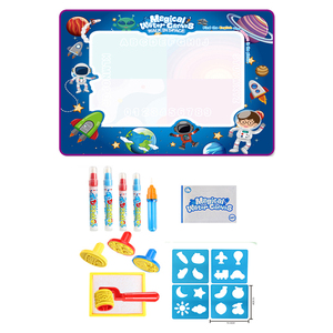 Enfants éducation apprentissage dessin animé eau toile <span class=keywords><strong>jeu</strong></span> 100cm * 80cm drôle bricolage dessin jouets Doodle tapis - Product Image 6