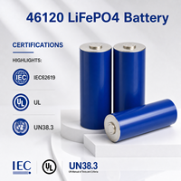 Cellule de batterie de stockage d'énergie LiFePO4 46120 25Ah 3.23V cylindrique en stock UE – Fournisseur pour fabricants d'ESS
