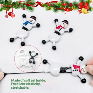 Giocattolo Adesivo da Parete a Forma di Pupazzo di Neve Natalizio e <span class=keywords><strong>Spiderman</strong></span>, in PVC, per Bambini 0-24 Mesi, Divertimento per Feste e Antistress - Product Image 2