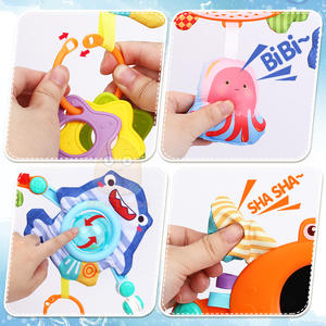 Sooth Animal infantil colgante Spin Baby Travel Play arco cochecito sonajero juguetes colgantes <span class=keywords><strong>cuna</strong></span> móvil sonajero Juguetes - Product Image 6