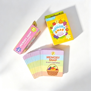 Servicio de Impresión Personalizada de Fábrica, Tarjetas Educativas de <span class=keywords><strong>Aprendizaje</strong></span> para Niños, Venta Caliente, para el Desarrollo <span class=keywords><strong>Cognitivo</strong></span> y Comportamental - Product Image 4