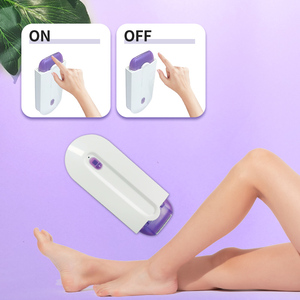 Épilateur portable rechargeable USB 2024 pour femme, mini rasoir électrique rotatif indolore 2-en-1 pour le corps, le visage et les jambes, usage domestique - Product Image 2