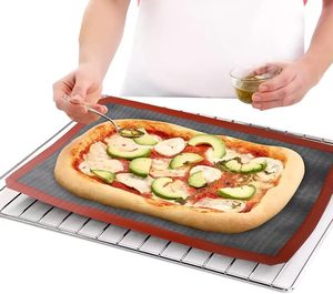 Maedack 30x40cm <span class=keywords><strong>Tapis</strong></span> <span class=keywords><strong>de</strong></span> pâtisserie en silicone <span class=keywords><strong>micro</strong></span>-<span class=keywords><strong>perforé</strong></span> antidérapant pour four à biscuits pour pizza, gâteau, pâtisserie, outils <span class=keywords><strong>de</strong></span> four - Product Image 3