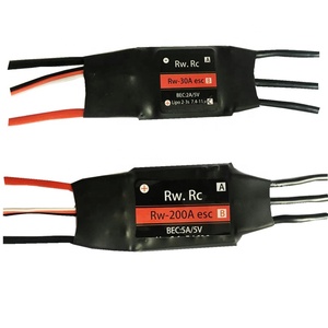 RW.<span class=keywords><strong>RC</strong></span> 2-6S 30A/<span class=keywords><strong>50A</strong></span>/70A/125A/200A ESC 5V/2A 5V/5A ubec không chổi than điều khiển tốc độ ESC cho <span class=keywords><strong>RC</strong></span> Xe thuyền - Product Image 1