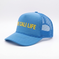 Casquette Trucker de Plage Tendance avec Logo Personnalisé, Visière Courbée en Mousse, Dos en Maille, Fermeture Snapback, 5 Panneaux, Couronne Haute, Réglable, Unisexe, Été