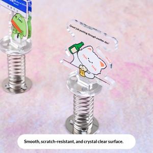 Figura <span class=keywords><strong>de</strong></span> dibujos animados con movimiento <span class=keywords><strong>de</strong></span> cabeza, personalizada <span class=keywords><strong>de</strong></span> acrílico, periférico <span class=keywords><strong>de</strong></span> <span class=keywords><strong>anime</strong></span>, adorno para coche y escritorio, tarjeta <span class=keywords><strong>de</strong></span> exhibición DIY, modelo fijo YYL-01 - Product Image 2