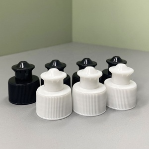 Tapa de Plástico Negra y Colorida 28/410 con Sistema de Empuje y Extracción para Detergente Lavavajillas - Product Image 2