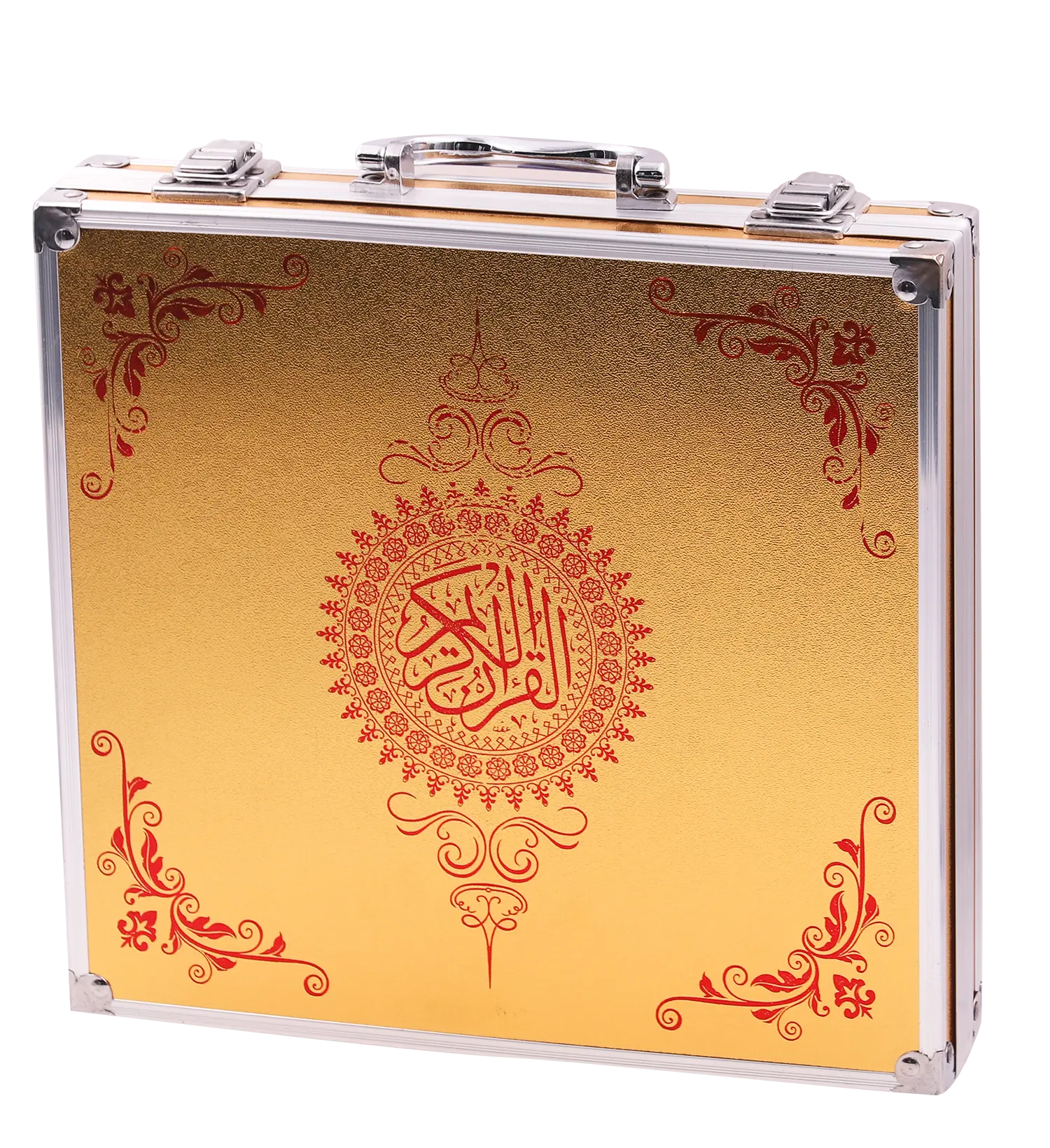 Penna da lettura del sacro corano placcata in oro M10LG con scatola in pelle Color oro per l'apprendimento dei musulmani Quran