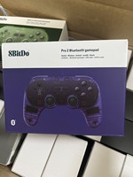 Control Inalámbrico 8BitDo Pro 2 BT para PC, Android, Steam Deck, Gamepad de Cristal para Juegos con Volante y Turbo