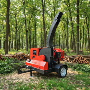 Broyeur de bois diesel, capacité de 2 à 4 T/H, pour le traitement des déchets de jardin et des branches d'arbres - Product Image 4