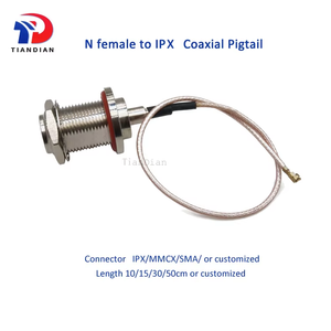 Venta al por mayor de fábrica impermeable N hembra a Ufl Pigital <span class=keywords><strong>Cable</strong></span> coaxial RG178 RG113 <span class=keywords><strong>Cable</strong></span> de conexión - Product Image 5