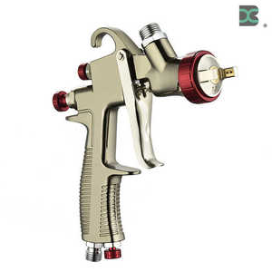 Pistola de pulverización de pintura para automóviles HVLP Gravity R500 de alta calidad, boquilla multicalibre de 1,3mm 1,7mm 2,0mm, vaso de plástico de 600ml - Product Image 3