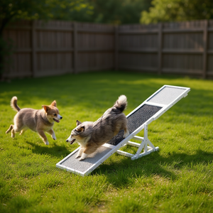 Rampe et balançoire d'agilité pour chien, pour l'entraînement de votre chien, en plastique, style moderne, D0100HA84AU - Product Image 2