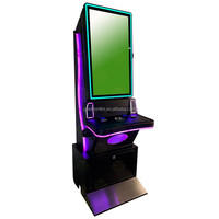 Kabinet Game Arcade Vertikal 32'' dengan Tombol Tekan, Akseptor Uang, dan Rangka Logam untuk Permainan Ketangkasan