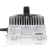 LNLEE Chargeur de véhicule électrique de bord 3.3kw personnalisé 72v 40a Forklift & Boat Li-ion Battery Waterproof OTP Protected Charger