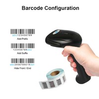 Escáner de Código de Barras Inalámbrico Portátil DS5100C, Escáner de Código 1D de Mano, Interfaz USB RS232, Producto en Stock para Uso en Supermercados