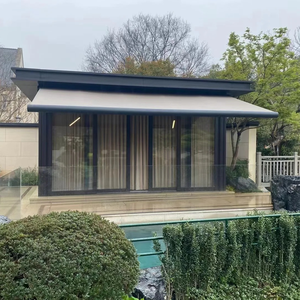 Toldo Retráctil Motorizado de Aluminio para Protección Solar en Exteriores, con Cassette Completo, Impermeable - Product Image 3