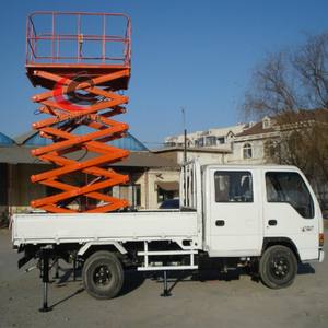 โต๊ะยกสูง16M 14M 12M 10M 8M 6M ยกไฮดรอลิกแพลตฟอร์มทำงานกระเช้าลอยฟ้า - Product Image 5