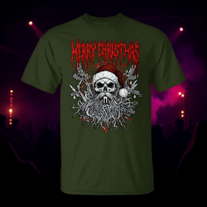 Camiseta de Metal Pesado con Diseño de Parodia de Santa Claus, para Navidad, Unisex, Talla Adulto - Product Image 3