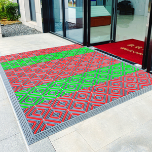 Popular Eva Door Entrance <strong>Floor</strong> Mat <strong>Brush</strong> Anti Slip Hollow Matting Three in One Interlocking Triad Modular Tiles Mat - Product Image 5