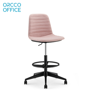 Bar comercial de lujo comedor PP Shell <span class=keywords><strong>cocina</strong></span> ocio invitado colores tela cojín plástico dibujo silla taburete de Bar alto - Product Image 4