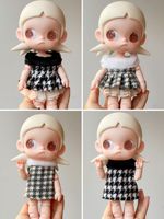Vêtements de poupée originaux de 10 cm/17 cm pour Labubu Zsiga Hello Kitty, jupe pour poupée BJD Barbie de 6 pouces, vêtements en vrac