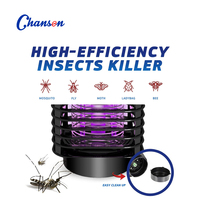 Lampes anti-moustiques intelligentes rechargeables par USB Contrôle de la lumière UV extérieure Contrôle des insectes d'intérieur pour les mouches Utilisation estivale Poudre
