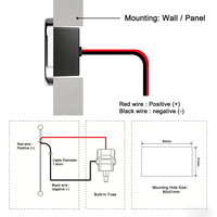 Toma de corriente de montaje en panel personalizada con 3 puertos USB, 12V/24V CC, 2 puertos USB-A 3.1A y puerto USB-C PD para asientos de tren, autocaravana, autobús y furgoneta