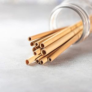 Pailles à boire en <span class=keywords><strong>bambou</strong></span> naturel bio de 2 m avec logo gravé au laser personnalisé pour cadeaux d'entreprise, produit très vendu - Product Image 5