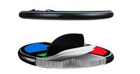 Tubes remorquables disque de surf gonflable rond dispositif aquatique planche de réveil pour enfants et adultes