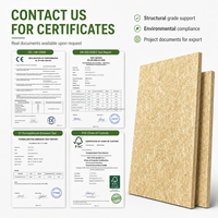 Panneau OSB 1220x2440mm, panneau de base structurel, résistant à l'humidité, pour toiture, sous-plancher, emballage et construction