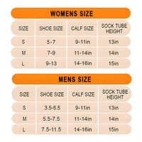 Chaussettes techniques personnalisées mi-hautes à compression 20-30 mmHg pour la performance