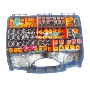 500 Pcs DT Series Waterproof 2 3 4 6 8 12 pin electrical Wire automotive Deutsch Connector Kit with remove tool box