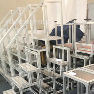Plataforma de Mantenimiento de Escaleras de Aleación de Aluminio Industrial Personalizada, Equipo de Producción Automatizado para Escaleras - Product Image 1