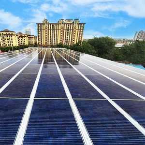 380W PERC Thin <b>Film</b> Solar BIPV With 20-21% Efficiency Silver/Black All Black Design for Roof Installation - Product Image 6
