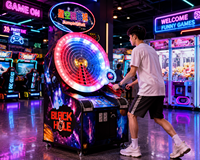 Machine d'arcade de rédemption de balles en métal et plastique reconditionnée, alimentation 110/220V pour centres de divertissement familial (garantie 1 an)