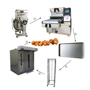 Four à pain au levain 32 plateaux rouleaux de <span class=keywords><strong>sandwich</strong></span> four rotatif four à chauffage diesel et électrique - Product Image 2