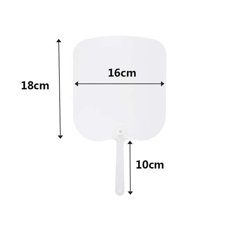 Double-sided blank white