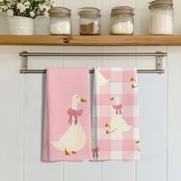 Serviettes de cuisine en microfibre gaufrée rose personnalisées, réutilisables, pour la cuisine, la pâtisserie et l'usage quotidien