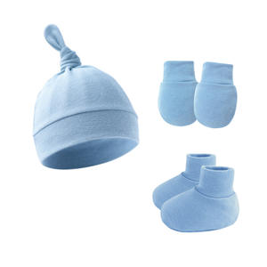 Ensemble de bonnets pour nouveau-né, bonnets doux pour bébés, filles, garçons, 0-6 <span class=keywords><strong>mois</strong></span> - Product Image 2