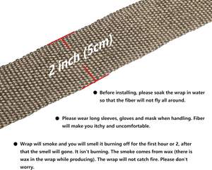 Protector Térmico <span class=keywords><strong>para</strong></span> <span class=keywords><strong>Escape</strong></span> de Motocicleta, <span class=keywords><strong>Cinta</strong></span> Térmica <span class=keywords><strong>para</strong></span> <span class=keywords><strong>Escape</strong></span>, <span class=keywords><strong>Aislante</strong></span> de Calor, Envoltura <span class=keywords><strong>Aislante</strong></span> de <span class=keywords><strong>Escape</strong></span> de Titanio Tejido <span class=keywords><strong>para</strong></span> Motocicleta - Product Image 4