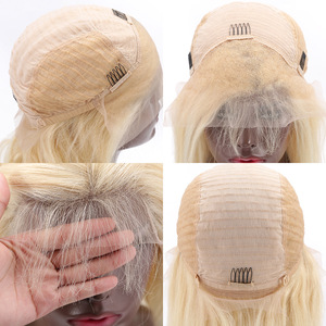 Perruques en gros pour femmes noires : Perruques frontales en dentelle HD 613 blond miel droit, perruques complètes en dentelle vierge pour cheveux de femmes noires - Product Image 4