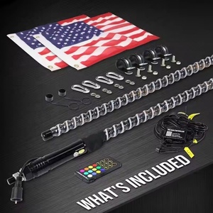 Nuovo 3FT 4FT 5FT 6FT multi-colore illuminato flessibile COB LED frusta bandiera di sicurezza per ATV UTV 4WD Jeep <span class=keywords><strong>moto</strong></span> <span class=keywords><strong>moto</strong></span> - Product Image 1