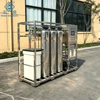 Machine à eau alcaline industrielle, système d'osmose inverse, pompe RO commerciale, machine de purification d'eau pure, 1000L/heure