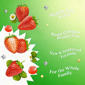 Label pribadi Vegan mendukung kulit rambut sehat & suplemen kuku Vitamin organik & Mineral Biotin Gummies untuk pertumbuhan rambut - Product Image 4