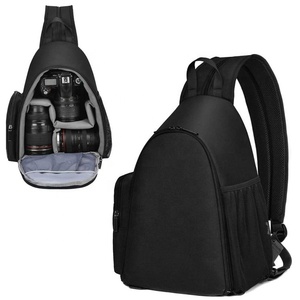 Waterproof Sports Sling Shoulder Backpack Phone Tablet <b>Bag</b> for Canon/<b>iPad</b>/ Apple/ Samsung New Updated Large Capacity Camera <b>Bag</b> - Product Image 1