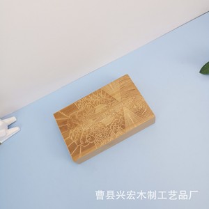 Caja de Almacenamiento de Madera Rectangular, Color Madera Natural, Organizador de Escritorio, Caja de Regalo - Product Image 5