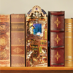 Tonecheer Wholesale Only Magical <strong>Library</strong> TQ134 3D Wooden Book Nook Miniature Kit Assembled Toys Model for Adults Decorations - Product Image 5