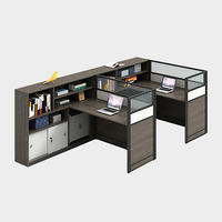 Offre Spéciale 1 2 4 6 personnes ensemble exécutif personne seule modulaire cubique en bois moderne personnel bureau meubles bureaux postes de travail